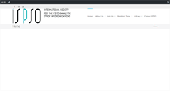Desktop Screenshot of ispso.org